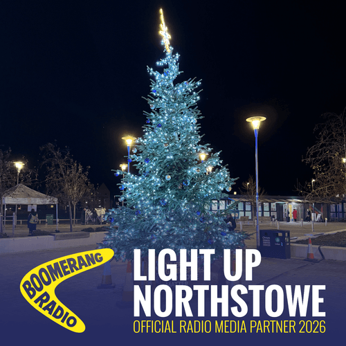 Light Up Northstowe with Boomerang Radio on Saturday 28 November 2026.